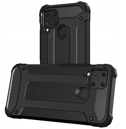 Attēls no Hybrid Armor etui Realme 10 5G / Realme 9i 5G pancerny hybrydowy pokrowiec czarne