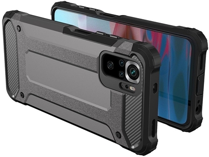 Attēls no Hybrid Armor pancerne hybrydowe etui pokrowiec Xiaomi Redmi Note 11 Pro+ 5G (China) / 11 Pro 5G (China) / Mi11i HyperCharge / Poco X4 NFC 5G czarny