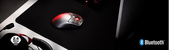 Picture of HyperX Bezprzewodowa mysz dla graczy Pulsefire Haste 2 S Silver
