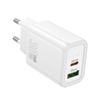 Изображение adowarka Hoco wall charger USB A+Type C PD QC3.0 3A 30W white