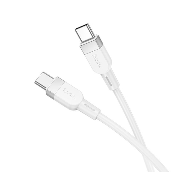 Picture of Hoco X109 Energy 60W silicone charging data cable C to C(L=1M) White