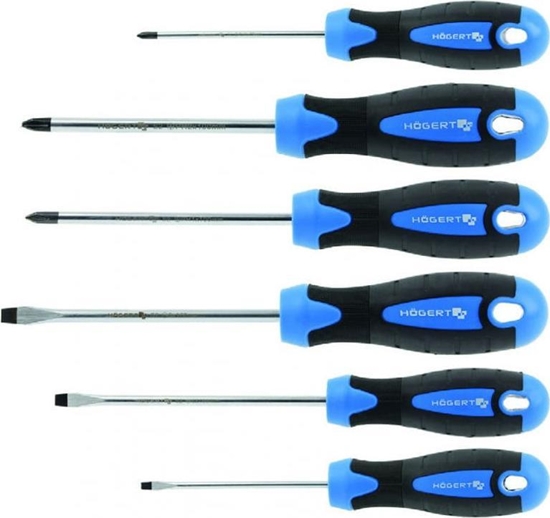 Изображение Högert Technik Wkrtaki zestaw 6 szt., stal S2 HT1S095