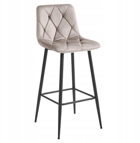 Picture of Hoker NADO - aksamit ciemny be / nogi czarne x 3