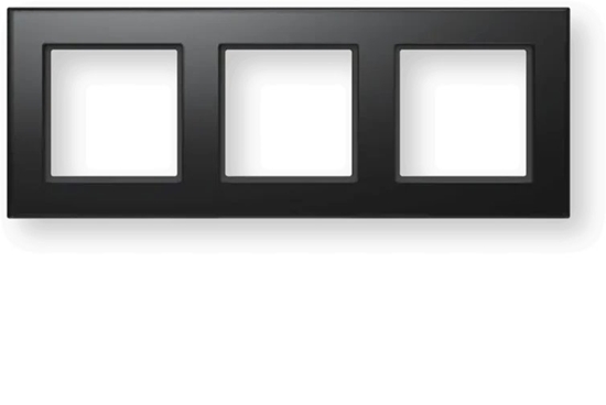 Picture of Homematic IP Glasrahmen   3-fach, schwarz