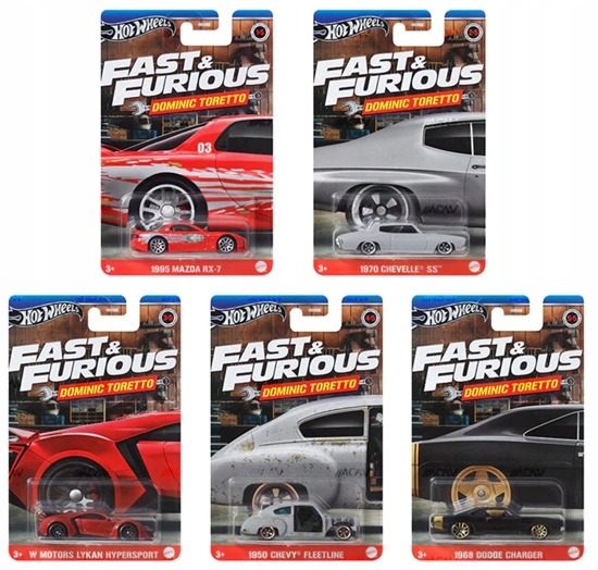 Изображение Hot Wheels Szybcy i wciekli Samochodzik (24szt)