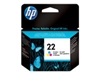 Изображение HP 22 Tri-color Original Ink Cartridge