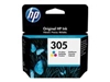 Picture of HP 305 Tri-color Original Ink Cartridge