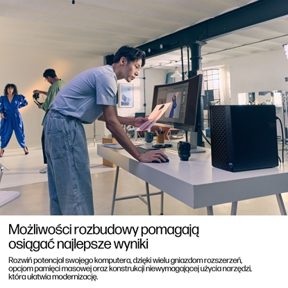 Изображение HP EliteDesk 8 Tower G1i Desktop AI PC Intel Core Ultra 5 235 16 GB DDR5-SDRAM Windows 11 Pro Czarny