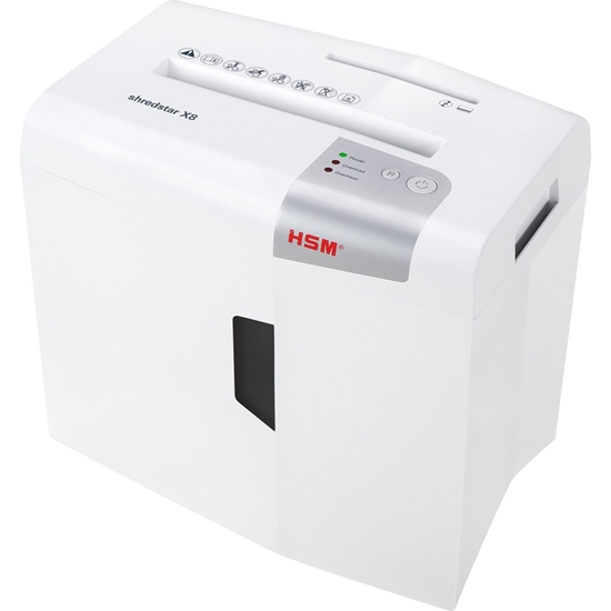 Picture of HSM shredstar X8 document shredder, 4.5 x 30 mm + separate CD-cutting mechanism