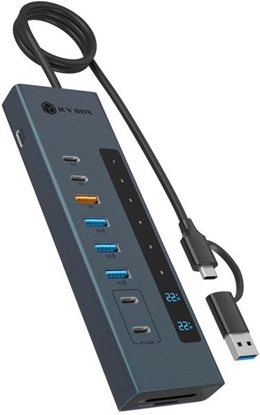 Picture of Hub 11-in-1 Hub IcyBox USB 3.2 mit Type-C & Kartenleser