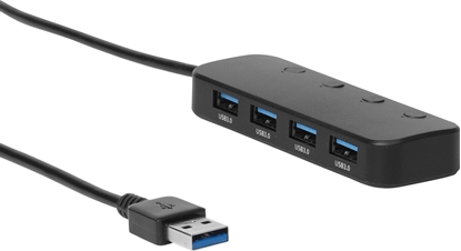 Attēls no HUB USB ProXtend 4-port Hub USB 3.2 Gen 1 0.6M