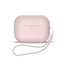Изображение Hurtel AirPods 1 / AirPods 2 Silicone Case + Lanyard Wrist Strap - Pink