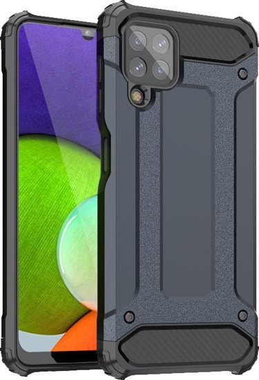 Picture of Hurtel Hybrid Armor pancerne hybrydowe etui pokrowiec Samsung Galaxy A22 4G niebieski