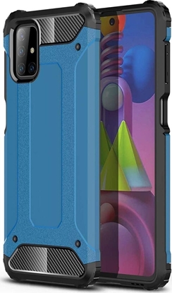 Attēls no Hurtel Hybrid Armor pancerne hybrydowe etui pokrowiec Samsung Galaxy M51 niebieski