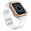 Picture of Hurtel Protect Strap Band for Apple Watch 38/40/41mm Armored Case Strap - Transparent, Rose Gold