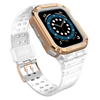 Picture of Hurtel Protect Strap Band for Apple Watch 38/40/41mm Armored Case Strap - Transparent, Rose Gold