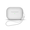 Picture of Hurtel Silicone case for AirPods 1 / AirPods 2 + wrist strap lanyard - white