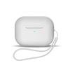 Picture of Hurtel Silicone case for AirPods 1 / AirPods 2 + wrist strap lanyard - white