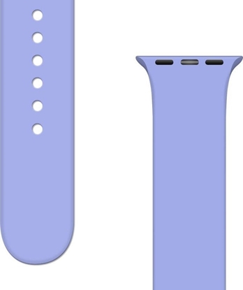 Изображение Hurtel Silicone Strap APS silikonowa opaska do Watch Ultra / 8 / 7 / 6 / 5 / 4 / 3 / 2 / SE (45 / 44 / 42mm) pasek bransoleta do zegarka fioletowy