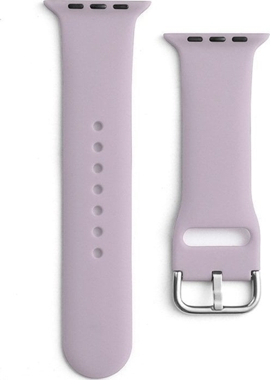 Изображение Hurtel Silicone Strap APS silikonowa opaska do Watch Ultra / 8 / 7 / 6 / 5 / 4 / 3 / 2 / SE (49 / 45 / 44 / 42mm) pasek bransoleta do zegarka fioletowy