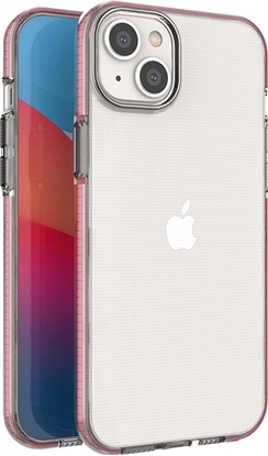 Attēls no Hurtel Spring Case etui iPhone 14 Plus silikonowy pokrowiec z ramk jasnoróowe