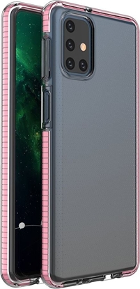 Attēls no Hurtel Spring Case pokrowiec elowe etui z kolorow ramk do Samsung Galaxy M31s jasnoróowy