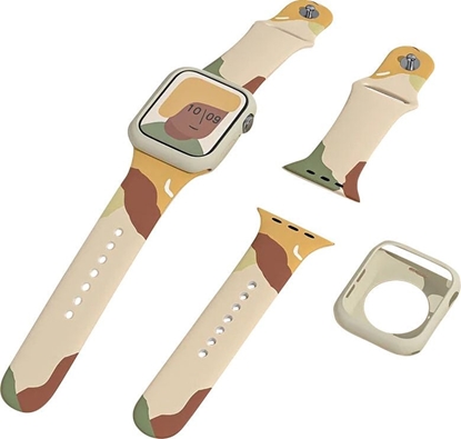 Picture of Hurtel Strap Moro opaska do Apple Watch 6 / 5 / 4 / 3 / 2 (44mm / 42mm) silokonowy pasek bransoletka do zegarka moro (1)