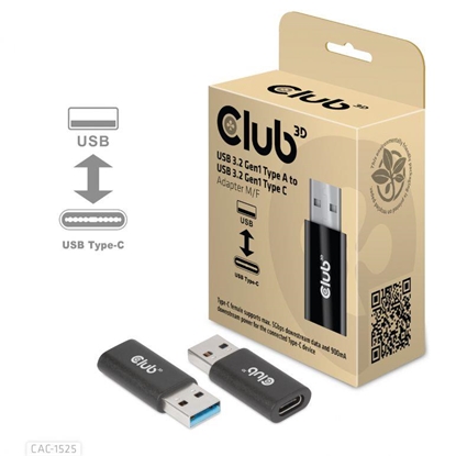 Attēls no I/O ADAPTER USB3.2 TO USB-C/M/F CAC-1525 CLUB3D