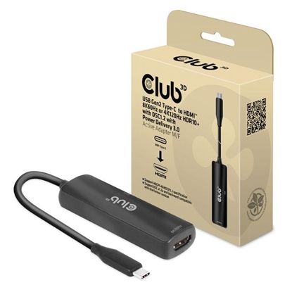 Attēls no I/O ADAPTER USB-C TO HDMI/M/F CAC-1588 CLUB3D