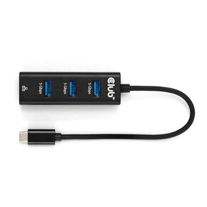 Attēls no I/O HUB USB-C 3PORT/CSV-1549 CLUB3D