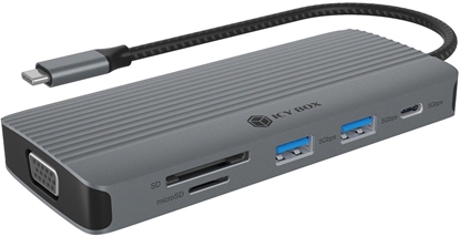 Attēls no Icy Box Dockingstation IcyBox PD 10 in 1 1xHDMI 1xVGA USB-C