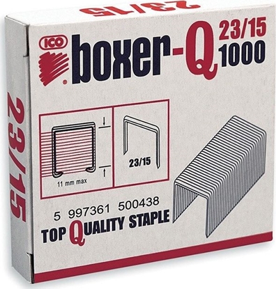 Attēls no ICO Boxer Zszywki ICO Boxer, 23/15, galwanizowane, 1000szt.