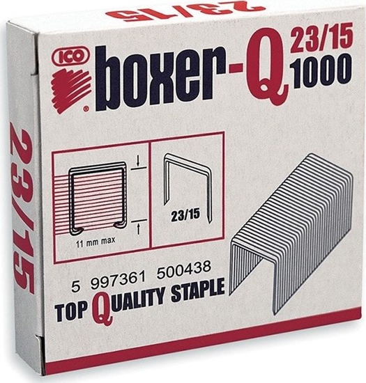 Picture of ICO Boxer Zszywki ICO Boxer, 23/15, galwanizowane, 1000szt.