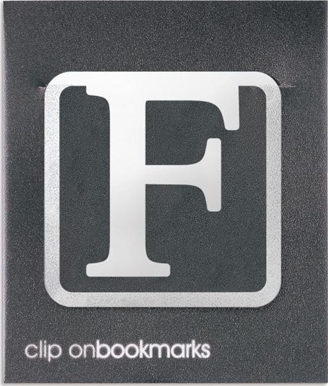 Изображение IF Metalowa zakadka - Litera F Clip-on