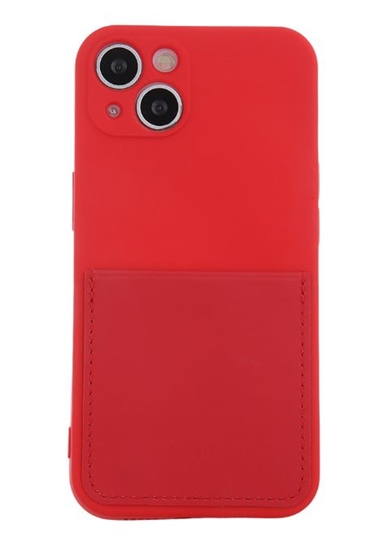 Picture of iLike - Card Cover case for Samsung Galaxy A13 4G red
