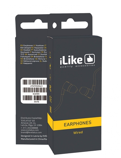 Picture of iLike - Earphones IEA01WH 3.5mm White