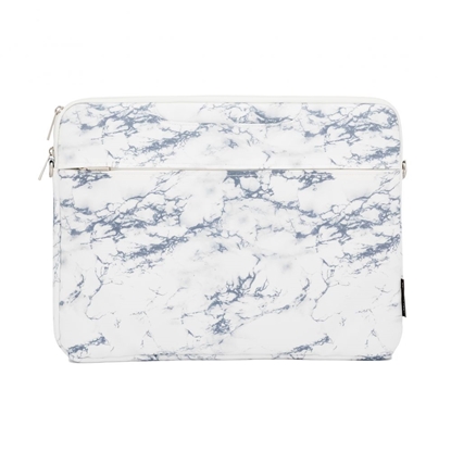 Picture of iLike 15-16 Inches Fabric Laptop Bag With Strap Marble White