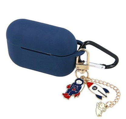Attēls no iLike Apple Case for Airpods 3 dark blue with pendant Blue