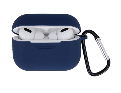 Attēls no iLike Apple Case for Airpods Pro 2 dark blue with hook