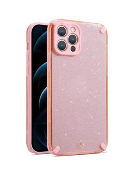 Picture of iLike Apple IPHONE 12 PRO MAX ARMOR GLITTER CASE Pink