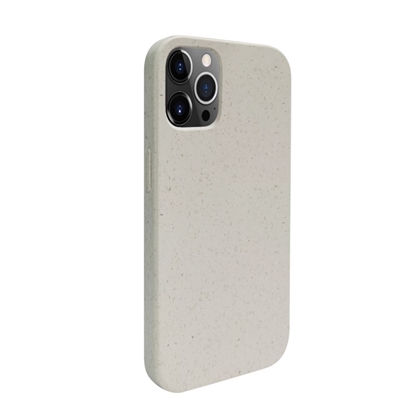 Изображение iLike Apple iPhone 12 Pro Max Silicone plastic case Eco Print Design White