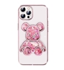 Picture of iLike Apple iPhone 13 Pro Silicone Case Print Desire Bear Pink