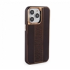 Picture of iLike Apple iPhone 14 Pro Leather Case Customized Brown