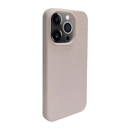 Изображение iLike Apple iPhone 14 Pro Max Silicone plastic case Eco Print Design Beige