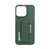 Изображение iLike Apple iPhone 15 Pro LEATHER HIDDEN POCKET STAND COVER Green