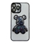 Picture of iLike Apple iPhone 15 Pro Silicone Case Print Desire Bear Black
