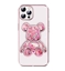 Picture of iLike Apple iPhone 15 Pro Silicone Case Print Desire Bear Pink