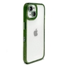 Изображение iLike Apple iPhone 15 STARS LENS ACRYLIC COVER Green