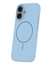 Attēls no iLike Apple iPhone 16 Soft Touch Silicone case With Magnetic Light Blue