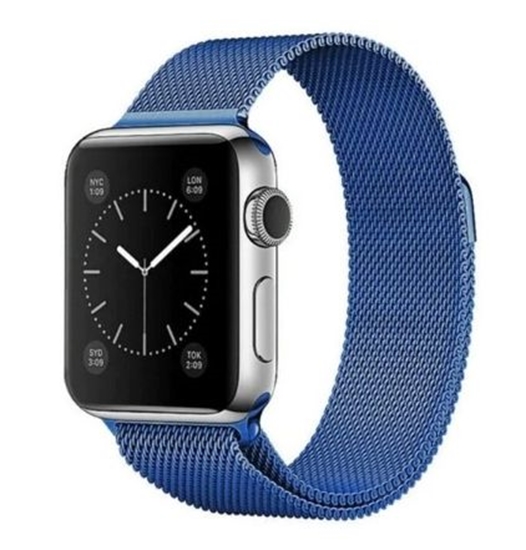 Picture of iLike Apple Magnetic Strap Watch 7 45mm Magnetic Band Bracelet Blue